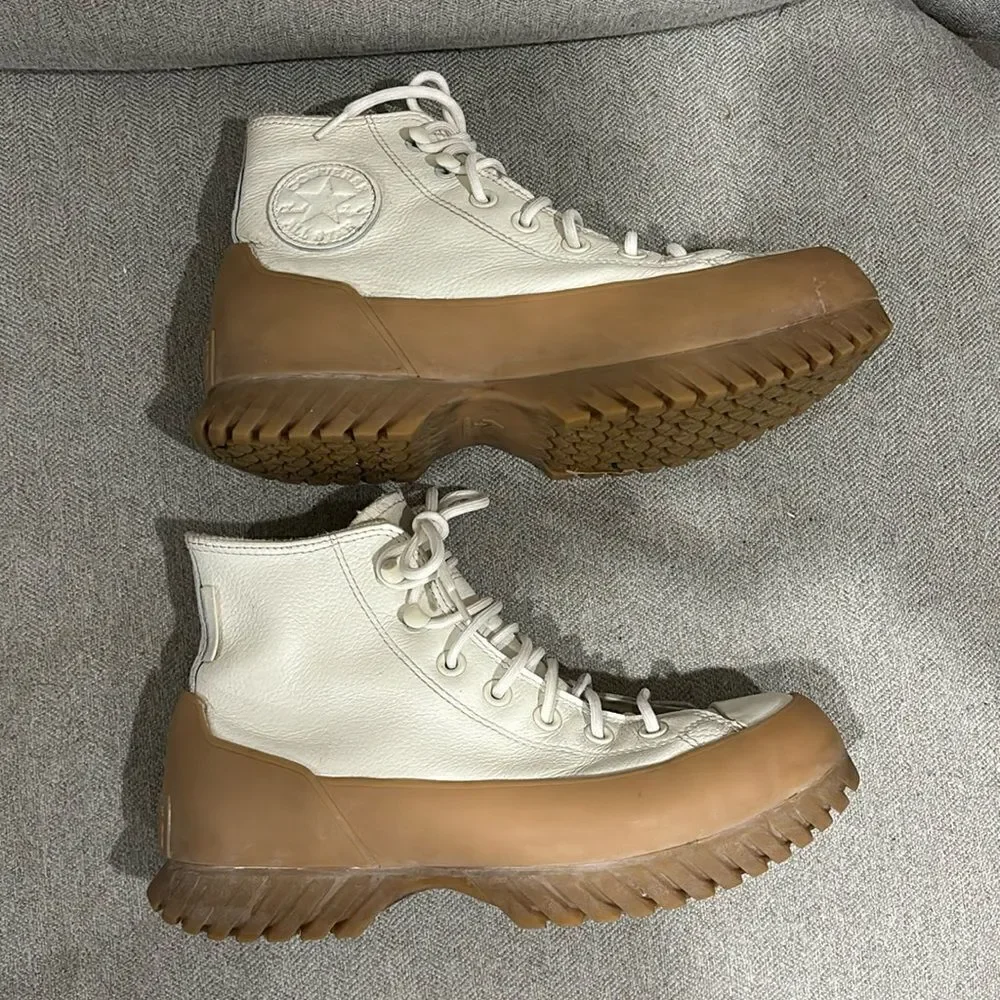 NWT Waterproof Converse Leather Chuck Taylor Lugged 2.0 Counter Climate Platform